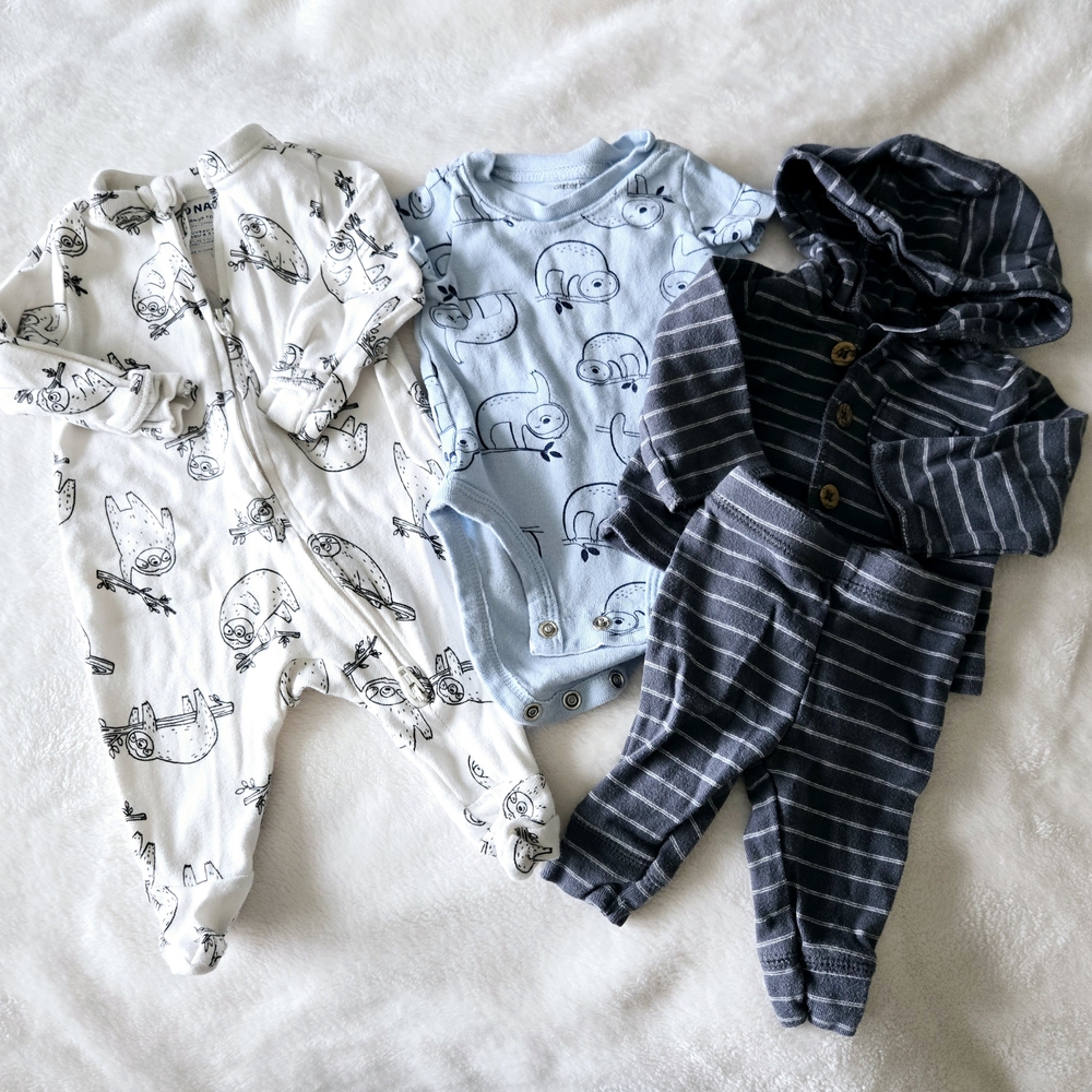 Sloth Newborn Bundle Old Navy Carter's